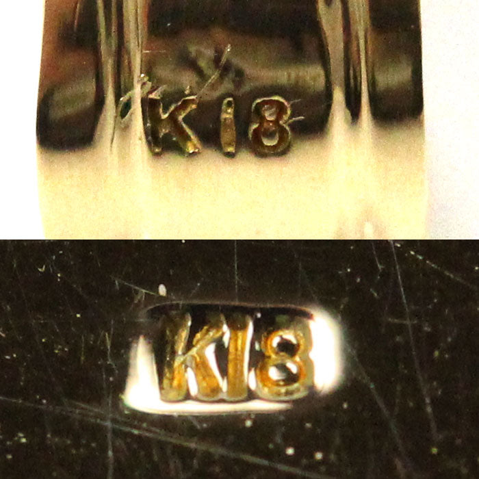 K18YG イエローゴールド クロス ペンダントトップ 3.6g メンズ【中古】