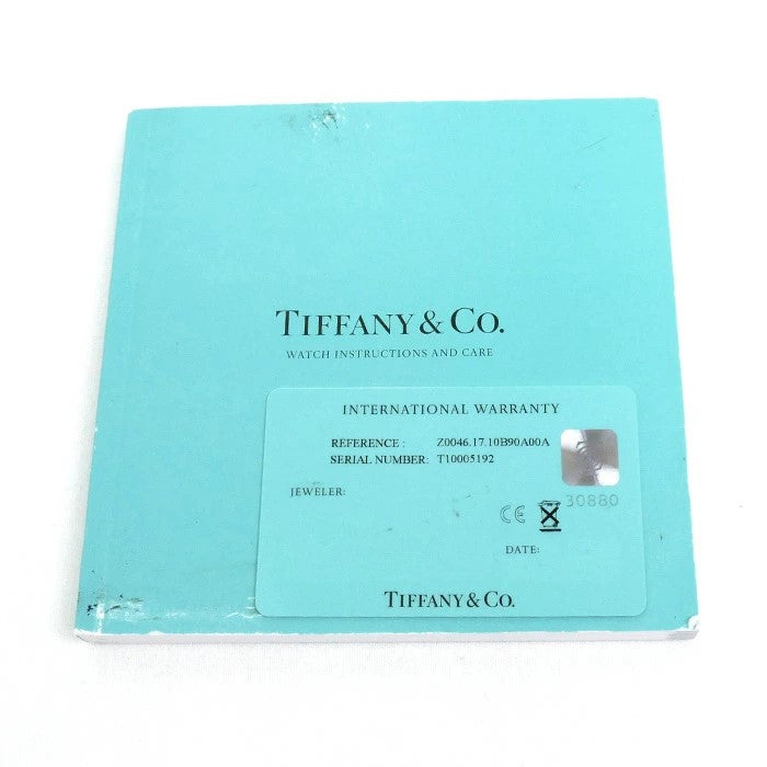 TIFFANY&Co. ティファニー マーク ベゼルダイヤ 腕時計 電池式 Z0046.17.10B90A00A メンズ【中古】