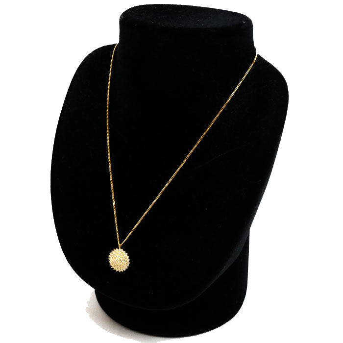 K18YG イエローゴールド ダイヤ ネックレス 喜平2面カット ダイヤモンド1.02ct 4.6g 40cm レディース【中古】