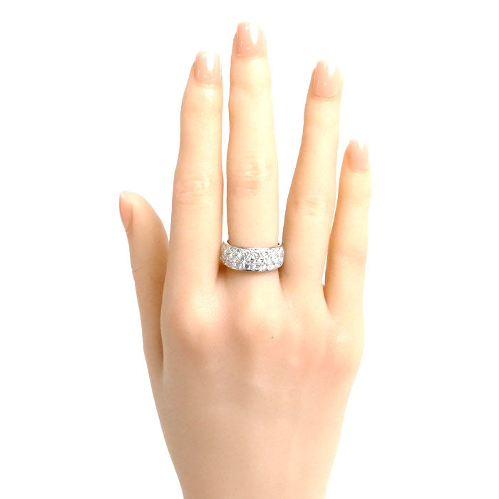 Pt900プラチナ ダイヤ リング・指輪 ダイヤモンド1.33ct 13号 13.3g レディース【中古】【美品】