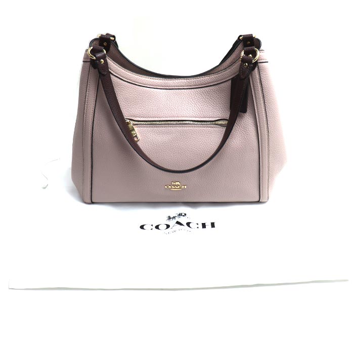 COACH コーチ クリスティ ショルダー ショルダーバッグ ウォッシュドモーヴ×クランベリー C6829IMTIY アウトレット レディース【中古】【極美品】