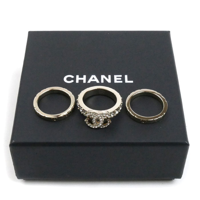 CHANEL シャネル メタル 2025 SS コスチュームジュエリー リング・指輪 ABF261-B19807-NAFAL 15号 レディース【中古】【美品】