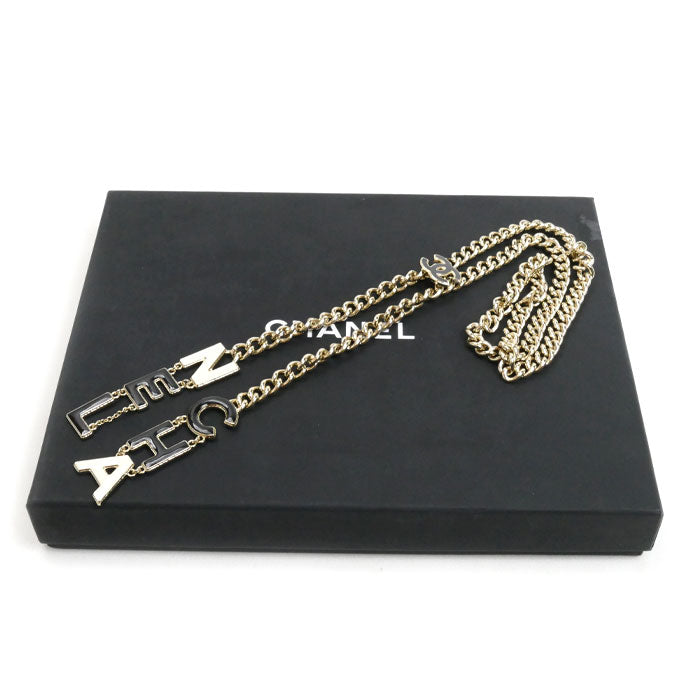CHANEL シャネル メタル ロゴネックレス ネックレス レディース【中古】