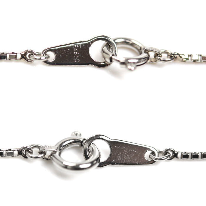 Pt900/850 クロス ネックレス ダイヤモンド2.00ct 7.2g 46cm レディース【中古】