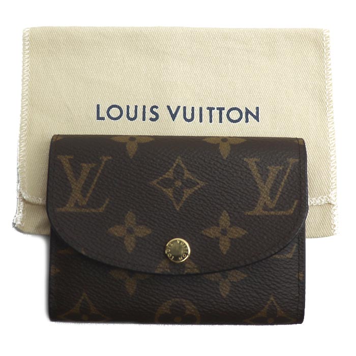 LOUIS VUITTON ルイ・ヴィトン ポルトモネ ロザリ 二つ折り財布 モノグラム フューシャ M41939 ICチップ レディース【中古】【美品】