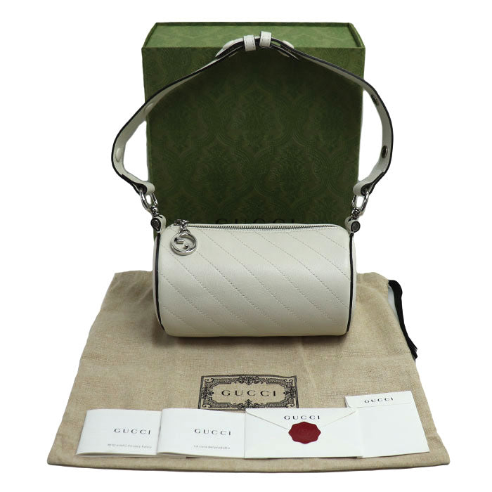 GUCCI グッチ ブロンディミニ ショルダーバッグ ホワイト 760170 レディース【中古】【極美品】