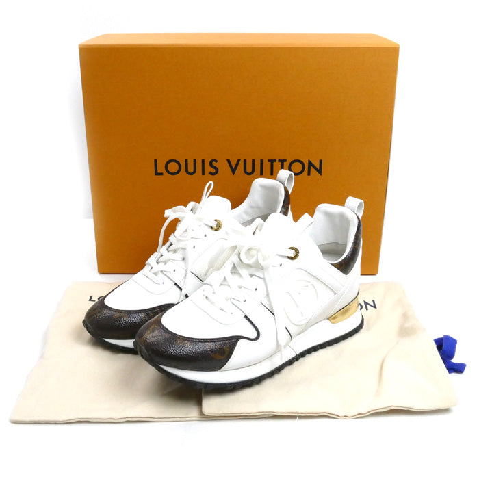 LOUIS VUITTON ルイ・ヴィトン ランアウェイライン スニーカー ホワイト CL0222
37 1/2 レディース【中古】【美品】