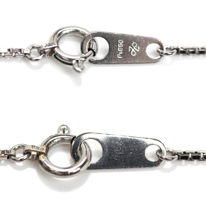 Pt850プラチナ ネックレス ベネチアン 4.6g 50cm レディース【中古】