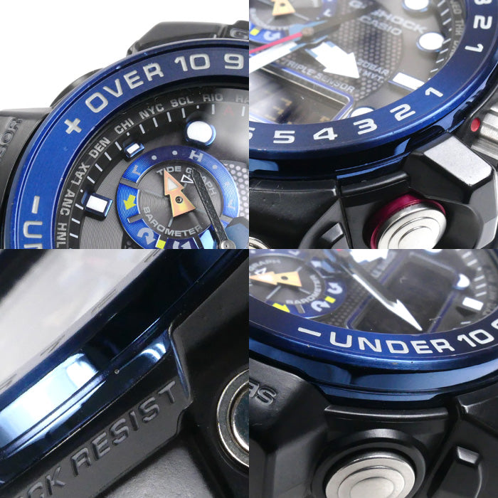 CASIO カシオ G-SHOCK ガルフマスター 腕時計 ソーラー GWN-1000B-1BJF メンズ【中古】