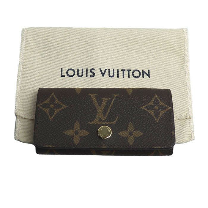 LOUIS VUITTON ルイ・ヴィトン ミュルティクレ 4 キーケース モノグラム M69517 ICチップ レディース【未使用】【買取品】