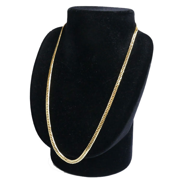 K18YG イエローゴールド ネックレス 喜平6面Wカット 30.1g 50cm メンズ【中古】