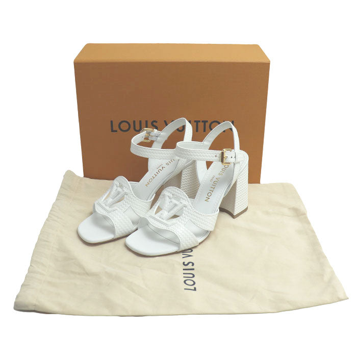 LOUIS VUITTON ルイ・ヴィトン LV・イソラ サンダル サンダル ホワイト 1AHNU2 LW0225
37 レディース【中古】【美品】