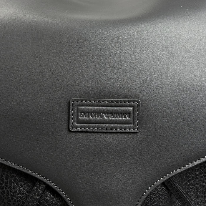 Emporio Armani エンポリオ・アルマーニ バックパック リュック・デイパック グレー Y4O458YQ80I81515 メンズ【中古】【美品】