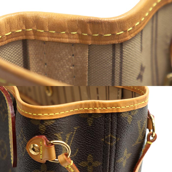 LOUIS VUITTON ルイ・ヴィトン ネヴァーフルPM トートバッグ モノグラム ブラウン M40155 VI4098 レディース【中古】
