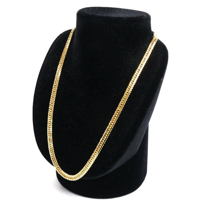 K18YG イエローゴールド ネックレス 喜平14面トリプルカット 30.5g 50cm メンズ【中古】