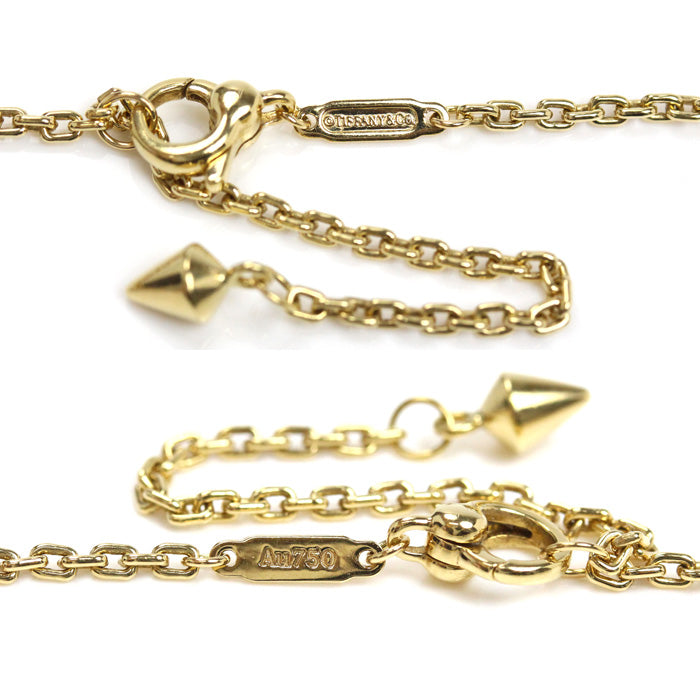 TIFFANY&Co. ティファニー K18YG イエローゴールド チタン タイタン by ファレルウィリアムス ネックレス 73467853 15.3g 55cm メンズ【中古】
