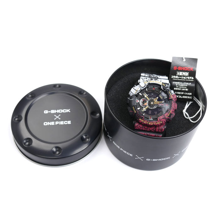 CASIO カシオ G-SHOCK x ONE PIECE 腕時計 電池式 GA-110JOP-1A4JR コラボ メンズ【中古】【極美品】