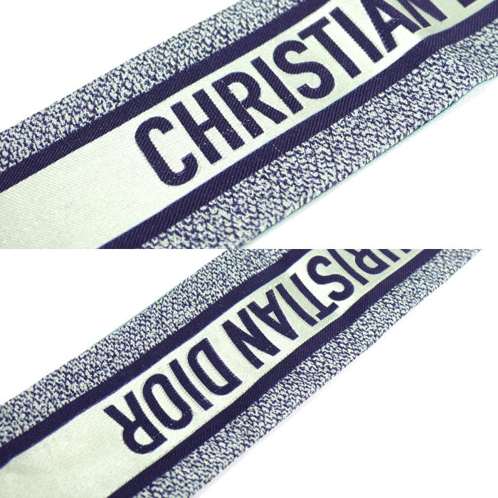 Christian Dior クリスチャンディオール ミッツァ 花柄 スカーフ グリーン マルチ 34MIF106I611 レディース【中古】