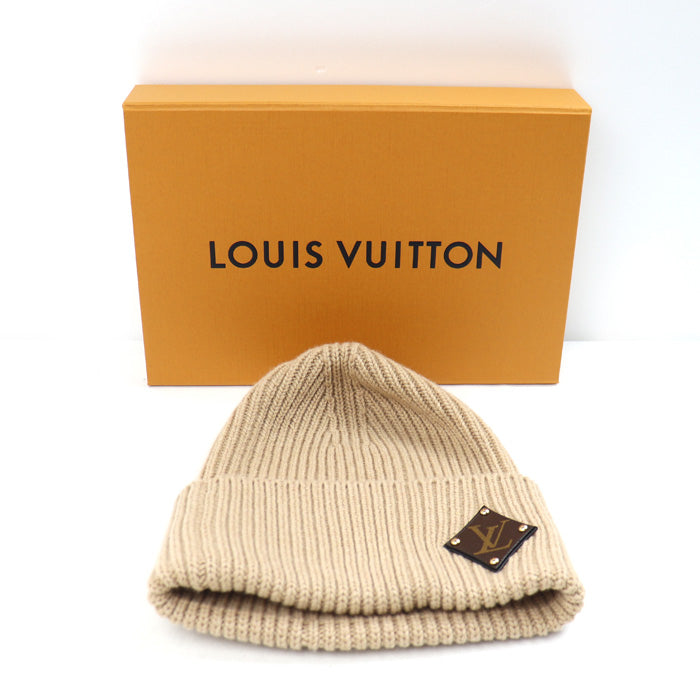 LOUIS VUITTON ルイ・ヴィトン ボネ・LV ビーニー ニットキャップ ベージュ M77290 RN0262 ユニセックス【中古】【美品】