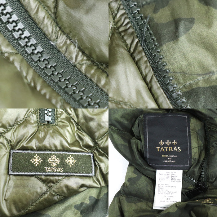 TATRAS タトラス リバーシブル ダウンベスト グリーン LTA15A4401 CELESTIALE
1 レディース【中古】