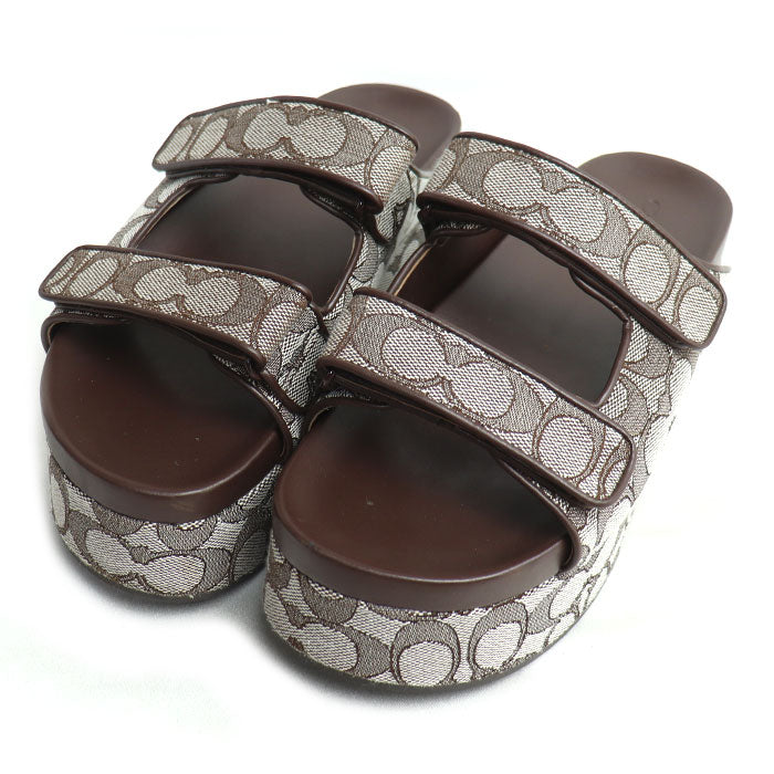 【新品未使用】コーチ　COACH サンダル COACH コーチ サンダル BRYNN LTH SANDAL CS094 レディース