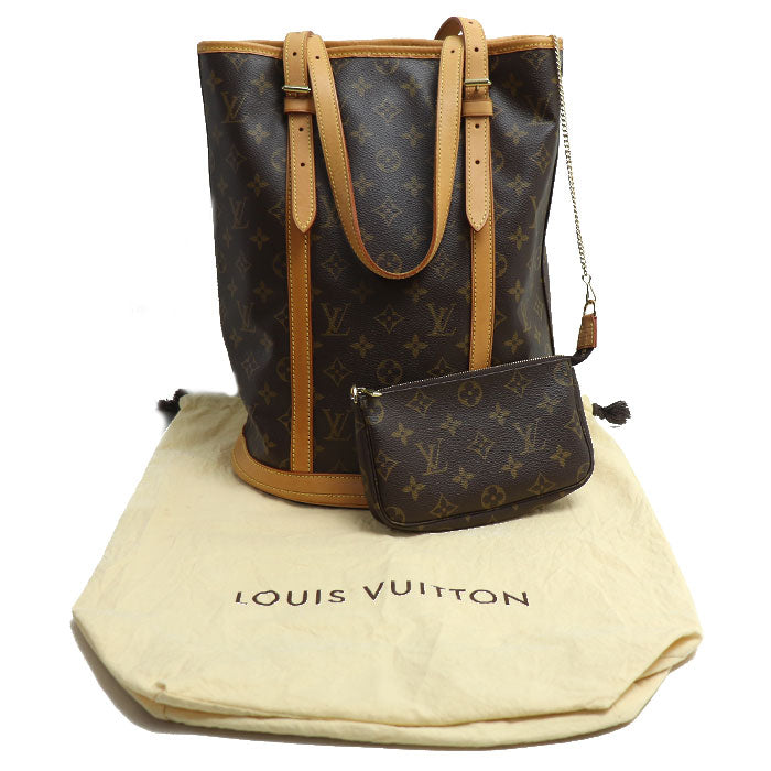 LOUIS VUITTON ルイ・ヴィトン バケットGM トートバッグ モノグラム ブラウン M42236 FL0044 レディース【中古】