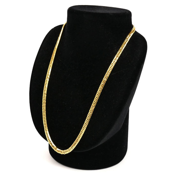 K18YG イエローゴールド ネックレス 喜平14面トリプルカット 30.5g 50cm メンズ【中古】