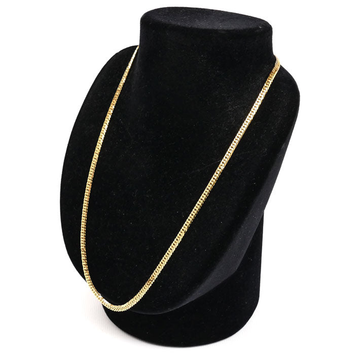 K18YG イエローゴールド ネックレス 喜平6面Wカット 20.2g 50cm メンズ【中古】