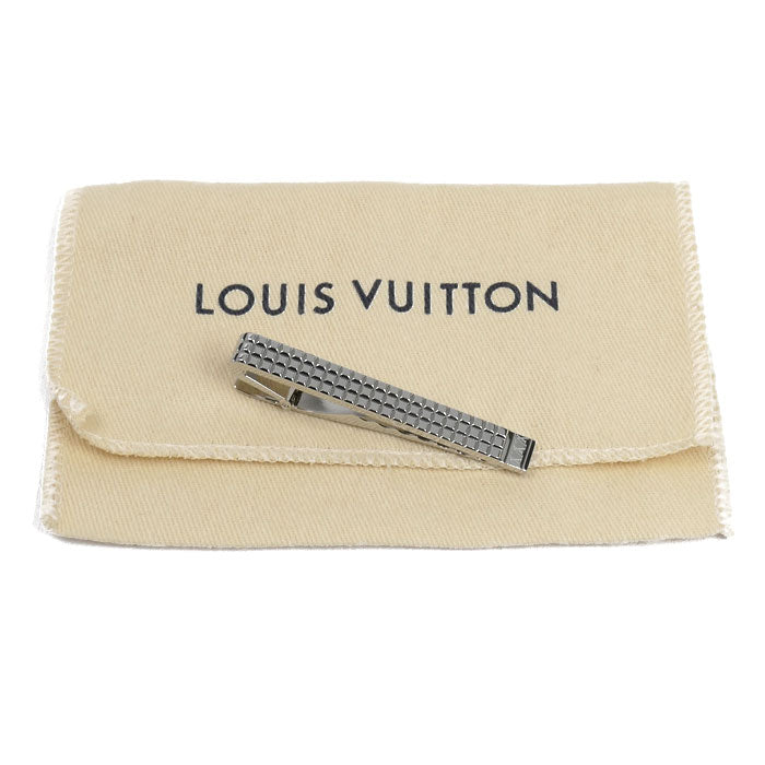 LOUIS VUITTON ルイ・ヴィトン スチール パンスクラヴァット ディジット タイピン M65060 AN0185 メンズ【中古】【美品】