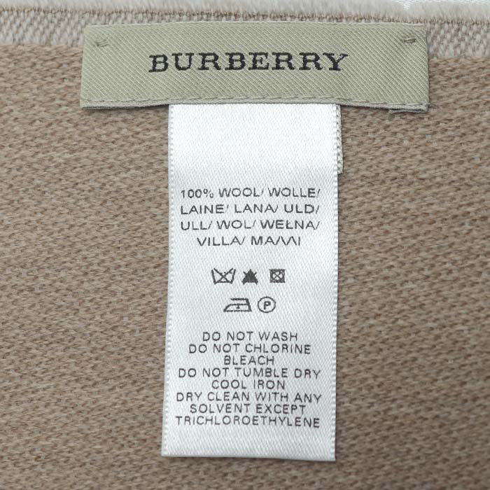 BURBERRY バーバリー マフラー ベージュ ユニセックス【中古】