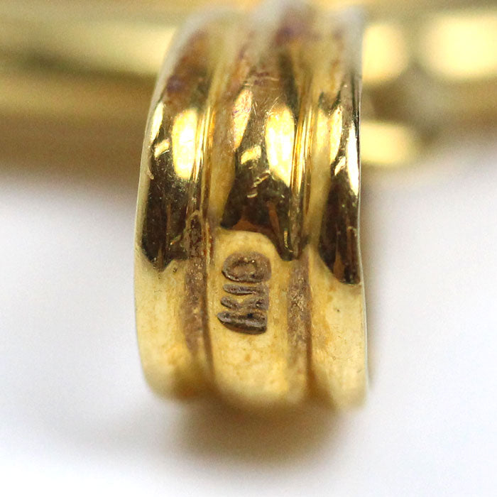 K24YG/K18YG マン島 1/5OZ ペンダントトップ 15.4g 1994 両面ガラス入り 非防水 メンズ【中古】