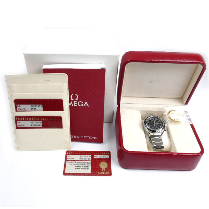 OMEGA オメガ スピードマスター トリプルカレンダー 腕時計 自動巻き 3220.50 DAY-DATE メンズ【中古】