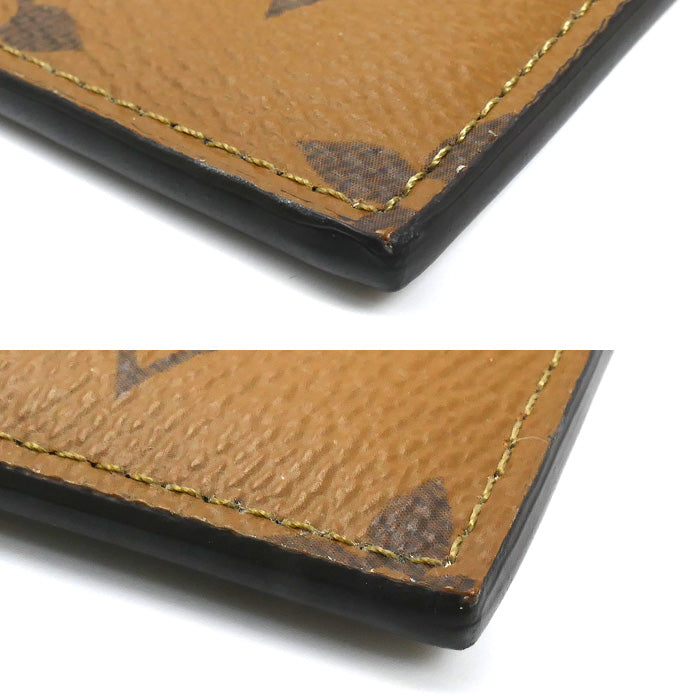 LOUIS VUITTON ルイ・ヴィトン スリムパース 長財布 モノグラムリバース M80390 ICチップ レディース【中古】