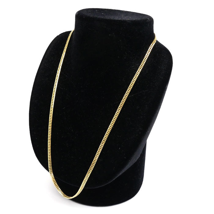 K18YG イエローゴールド ネックレス 喜平6面Wカット 19.7g 51cm メンズ【中古】