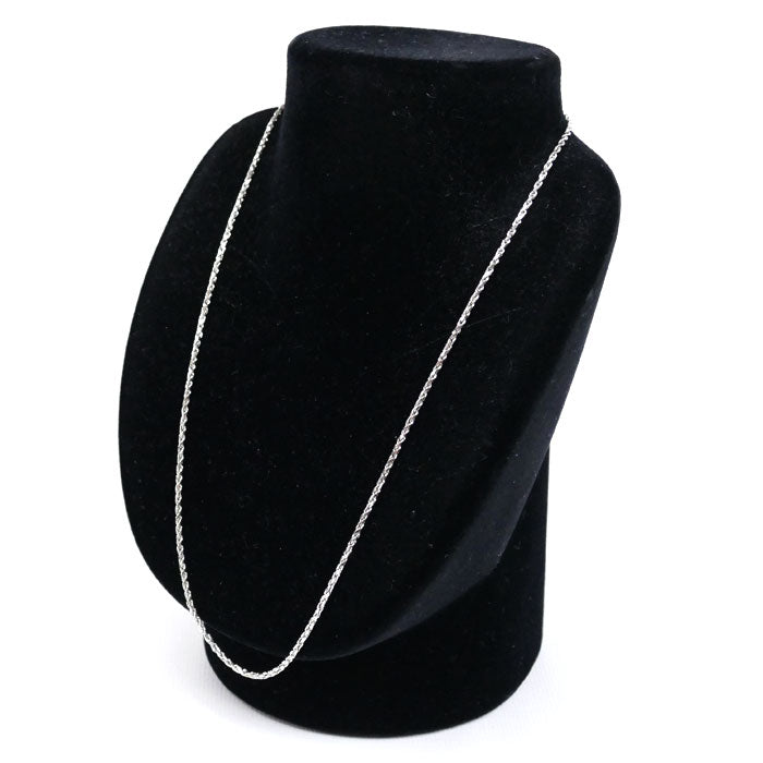 K18WG ホワイトゴールド ネックレス 8.4g ~50cm フリーチェーン ユニセックス【中古】