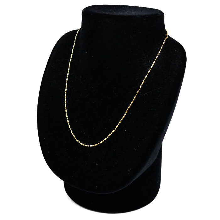 K18YG イエローゴールド ネックレス 4.1g 40cm レディース【中古】