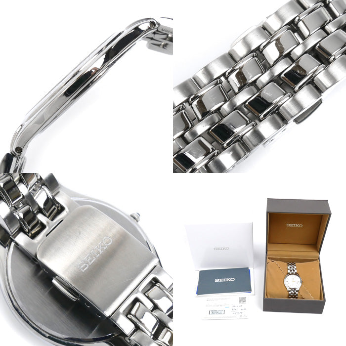 SEIKO セイコー DOLCE 腕時計 電池式 シルバー SACL009/8J41-6030 メンズ【中古】【美品】