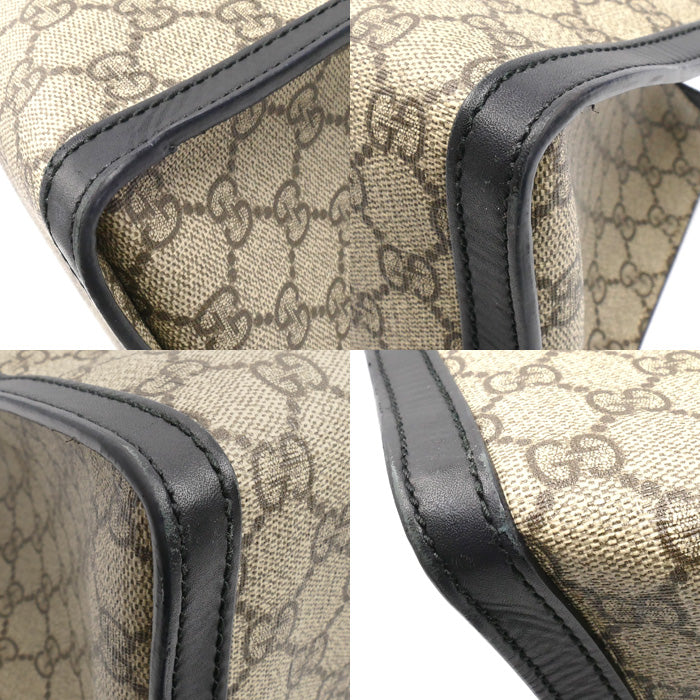 GUCCI グッチ パドロック GG ミディアム ショルダーバッグ ベージュ ブラック 479197【中古】