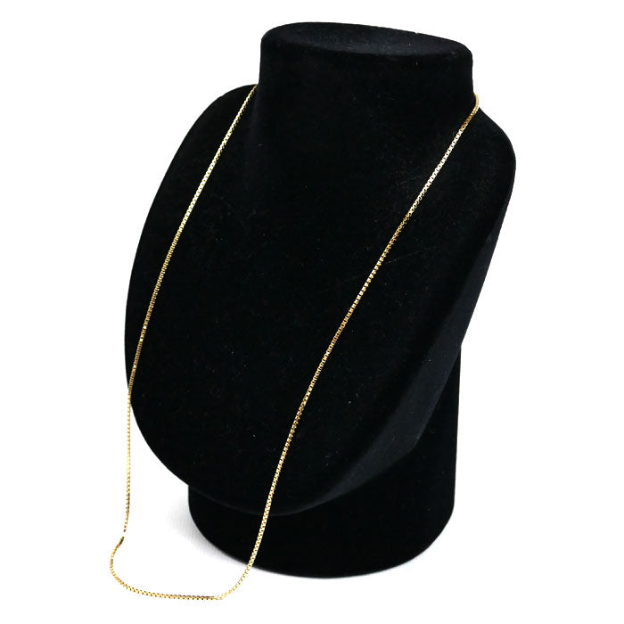 K18YG イエローゴールド ネックレス ベネチアン 10.0g 60cm ユニセックス【中古】