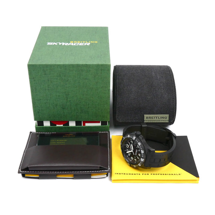 BREITLING ブライトリング コルト スカイレーサー 腕時計 電池式 ブラック X74320E4/BF87 メンズ【中古】【美品】