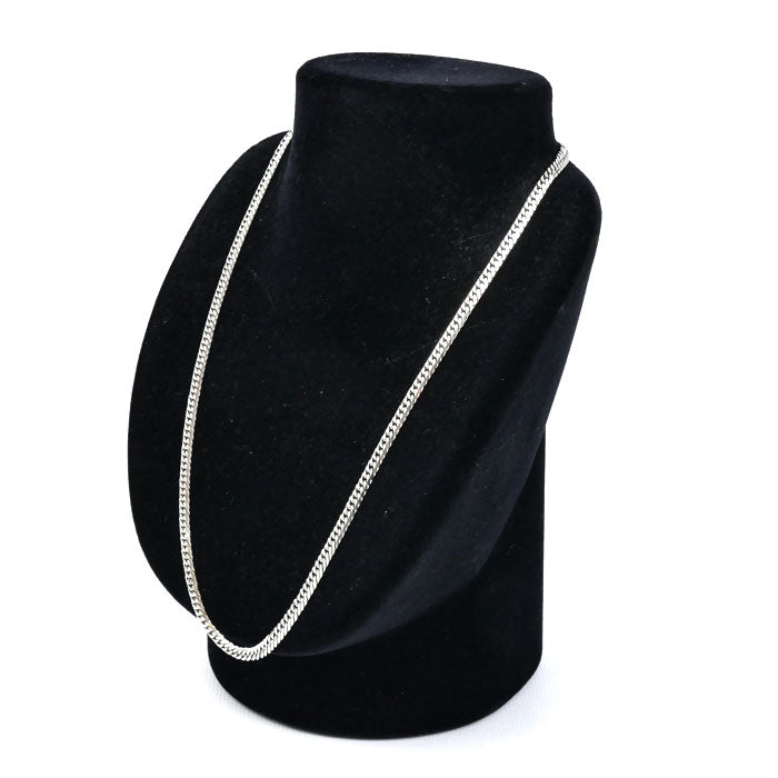 Pt850プラチナ ネックレス 喜平6面Wカット 30.1g 50cm メンズ【中古】