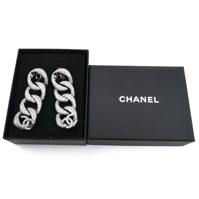 CHANEL シャネル メタル ココマーク ロングイヤリング イヤリング AB7556 54.6g レディース【中古】【美品】