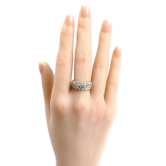 エステール K18PG ピンクゴールド リング・指輪 ダイヤモンド2.50ct 12号 4.6g レディース【中古】【美品】