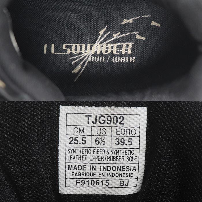 asics アシックス GEL SOUNDER スニーカー ブラック TJG902 25.5cm メンズ【中古】