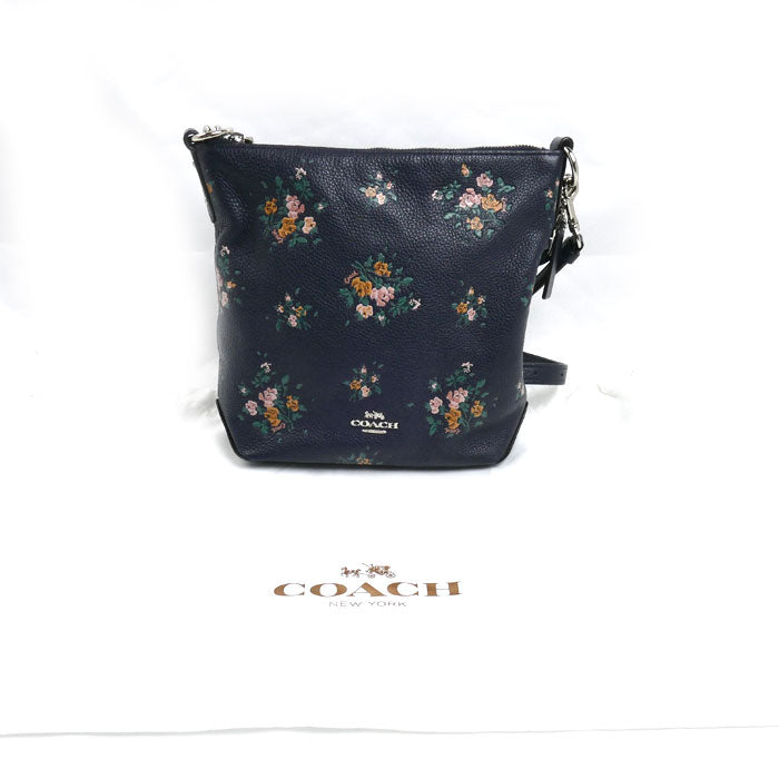 COACH コーチ ミニ アビー ダッフル ショルダーバッグ ネイビー 91022 レディース【中古】