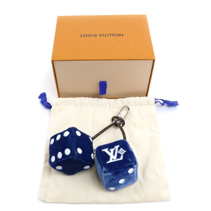 LOUIS VUITTON ルイ・ヴィトン ベルベット LV ラッキーダイス チャーム M03106 CX2245 レディース【中古】【美品】