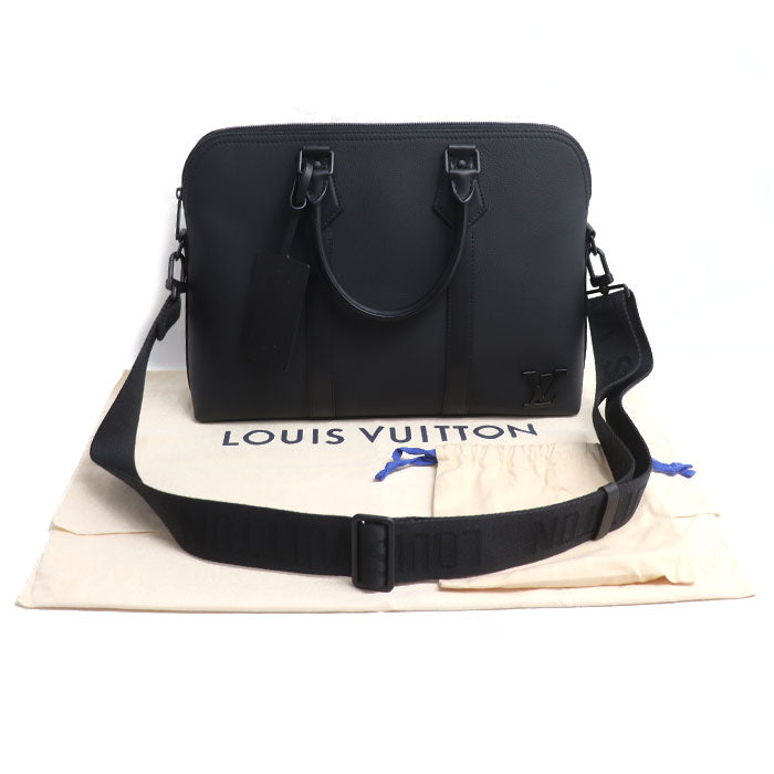 LOUIS VUITTON ルイ・ヴィトン テイクオフ ブリーフケース ビジネスバッグ アエログラム ブラック M59159 ICチップ メンズ【中古】【美品】
