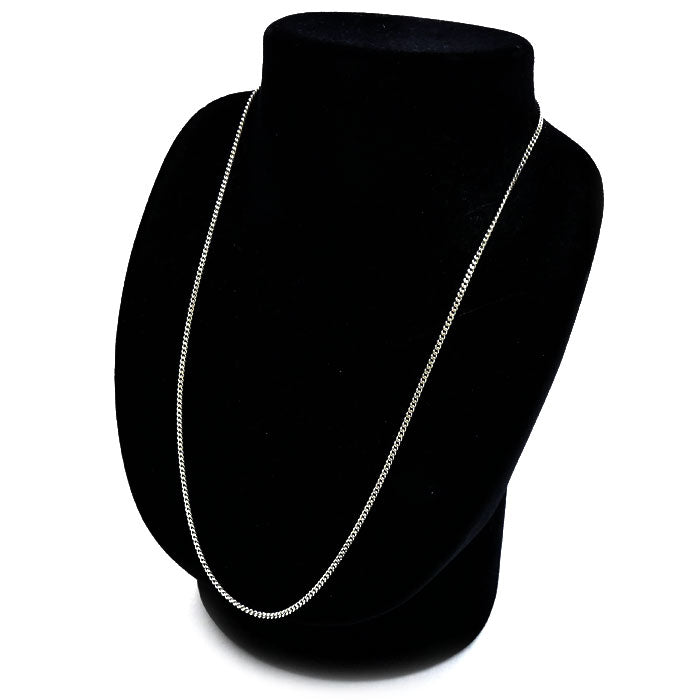 Pt850プラチナ ネックレス 喜平2面カット 8.5g 49cm ユニセックス【中古】