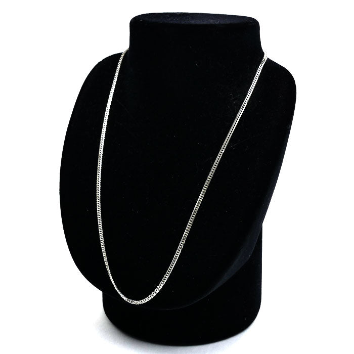 Pt850プラチナ ネックレス 喜平6面Wカット 9.9g 48cm ユニセックス【中古】