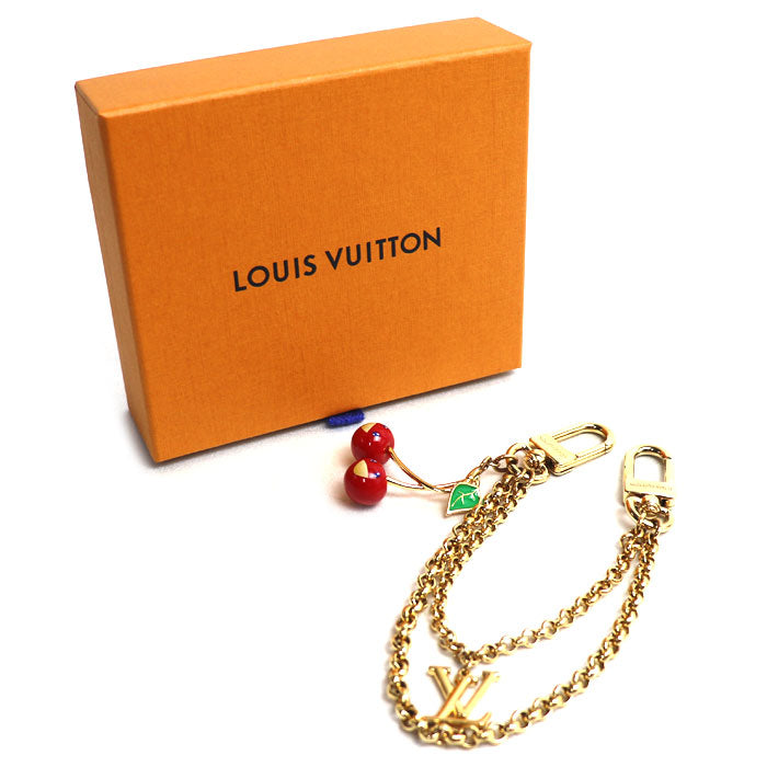 LOUIS VUITTON ルイ・ヴィトン LVxTM バッグチェーン チェリー キーホルダー バッグチャーム M02598 AK1255 レディース【中古】